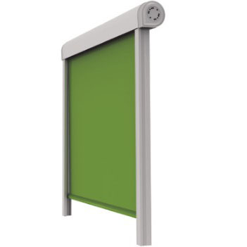 Tende a rullo esterne guidate da binario